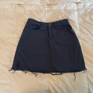 Women’s Navy Blue Denim Skirt